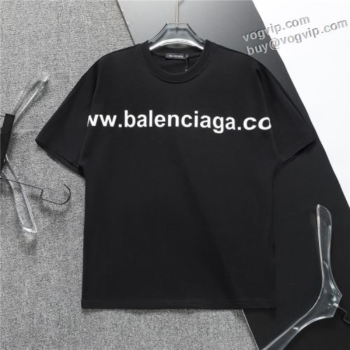 主役になる存在感 2024最新入荷 バレンシアガ BALENCIAGA 半袖Tシャツ 2色可選 クールビズ ブランドコピー専門店