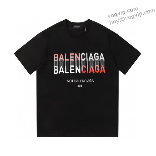 お洒落自在 スーパーコピーサイト 2024最新入荷 バレンシアガ BALENCIAGA オリジナル 半袖Tシャツ 2色可選