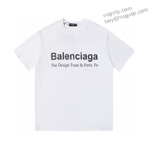 上質 バレンシアガ BALENCIAGA 半袖Tシャツ 業界高品質スーパーコピー 消臭抗菌効果がある 2色可選 2024新作品