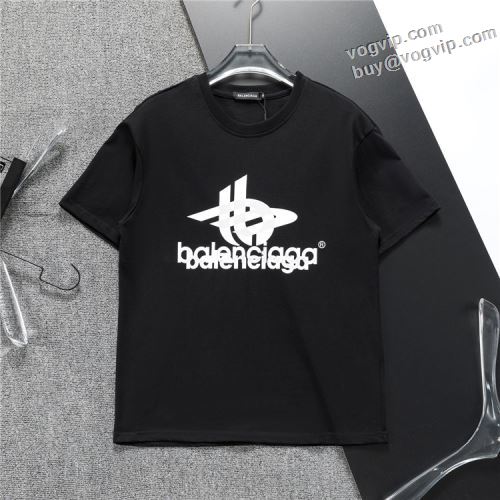 半袖Tシャツ 耐久性に優れ 2024新作品 ブランドコピー代引き専門店 バレンシアガ BALENCIAGA 通気性に優れた