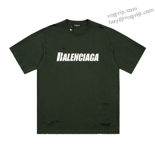 利便性に優れ 2024春夏季超人気 BALENCIAGA 最高品質のブランドコピー専門店 バレンシアガ 半袖Tシャツ 2色可選 カジュアル