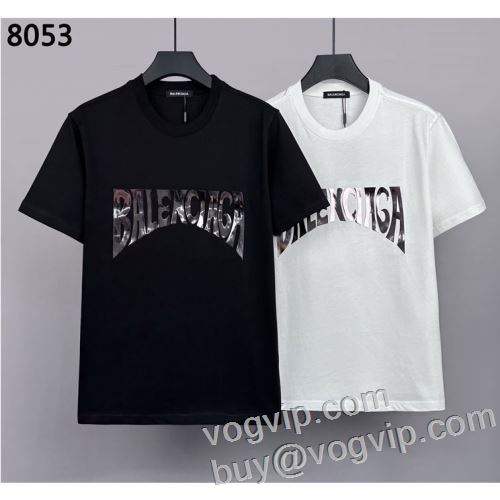 バレンシアガ BALENCIAGA 生地感も汗抜け感良い印象 2024春夏 半袖Tシャツ スーパーコピー 2色可選 超目玉
