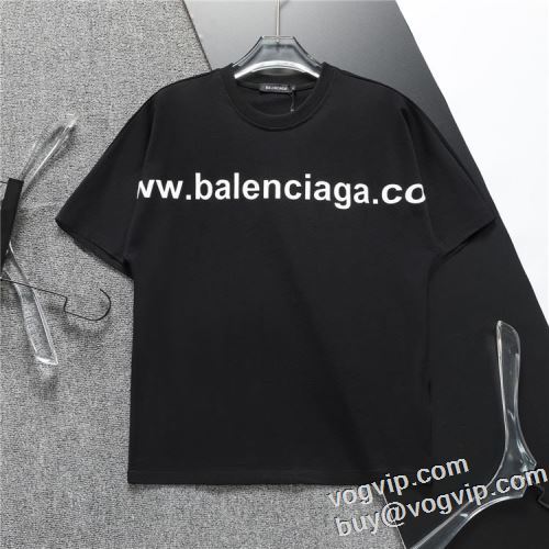 2024新款 半袖Tシャツ バレンシアガ BALENCIAGA コピーブランド 細身のシルエット 2色可選 ～希少 