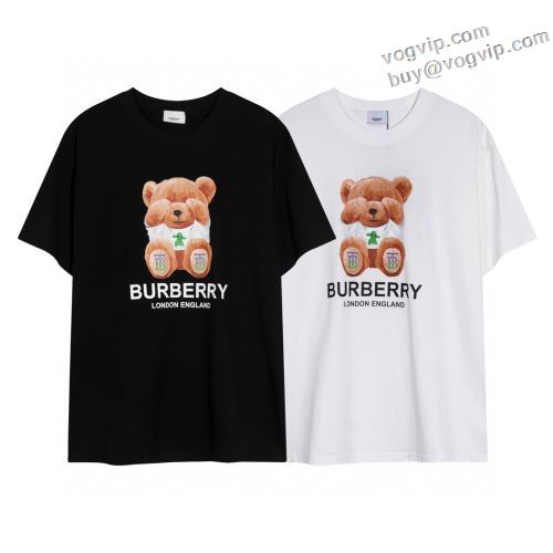 綺麗に決まるフォルム！ バーバリー BURBERRYスーパーコピー 半袖Tシャツ 着回し度抜群 2色可選 2024春夏季超人気