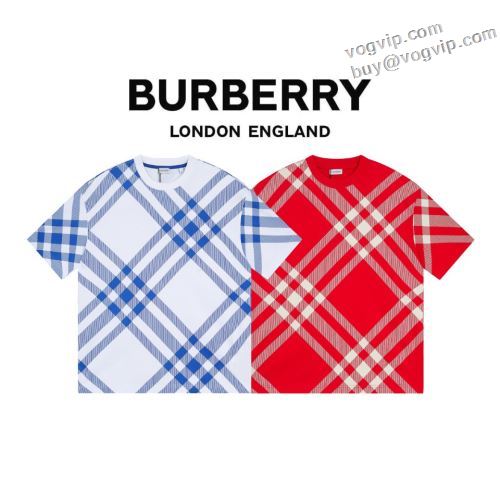 半袖Tシャツ 2024新作品 通気性に優れた バーバリーコピー BURBERRY 2色可選 耐久性のある