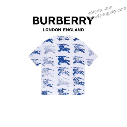 2024春夏に最も需要のある バーバリー 半袖Tシャツ BURBERRY スーパーコピー信用できるサイト オールシーズン活躍度満点の半袖プリントTシャツ