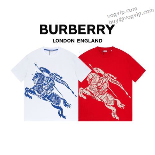 半袖Tシャツ セレブ愛用の超人気商品 2色可選 2024爆買い新品 バーバリー BURBERRY 着心地が良いです