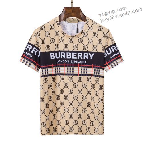 洗練を十分に演出する 2024春夏 バーバリー BURBERRY 半袖Tシャツ カジュアル 涼しい 快適