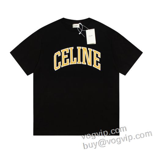 半袖Tシャツ 使い勝手抜群 2024春夏季超人気 セリーヌ CELINEコピー ブランド 魅力ファッション