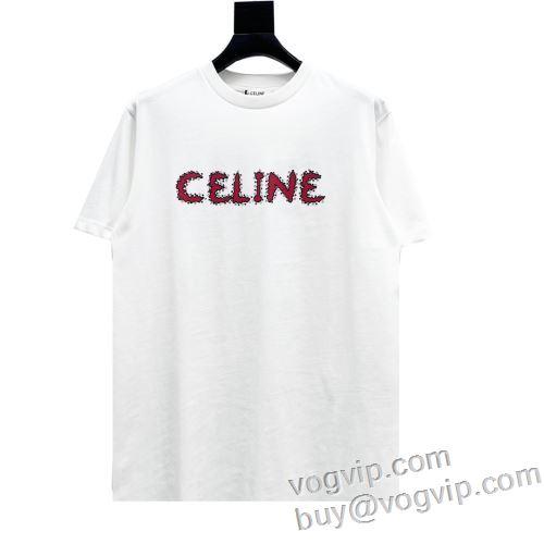 人気新品★超特価★ 2024最新入荷 セリーヌコピー CELINE 速乾tシャツ 半袖Tシャツ 2色可選