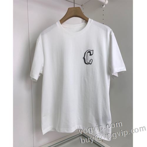 超目玉 人気スーパーコピーブランド 半袖Tシャツ 2色可選 2024新品 セリーヌ CELINE 天然が柔らかくて