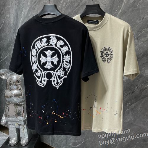 一番人気の新作はこれ 半袖Tシャツ 2色可選 2024年春夏新作 CHROME HEARTS クロムハーツスーパーコピー 激安 夏必須