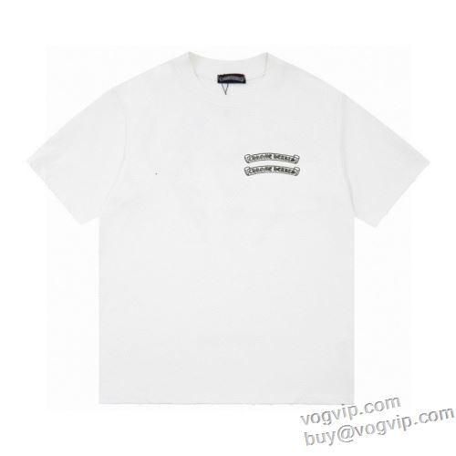 クロムハーツ CHROME HEARTS 暖かみのある肌触り 半袖Tシャツ 2024新款 スーパーコピー激安 目玉商品