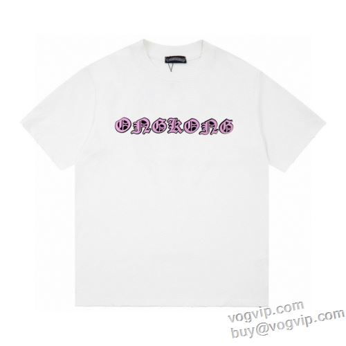 2024新款 ランキング商品  クロムハーツ CHROME HEARTS 半袖Tシャツ スーパーコピー 頑丈な素材