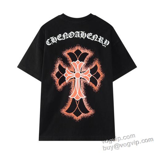 2024 HOT新作登場 クロムハーツ CHROME HEARTS 半袖Tシャツ コピーブランド 2色可選 使い勝手抜群