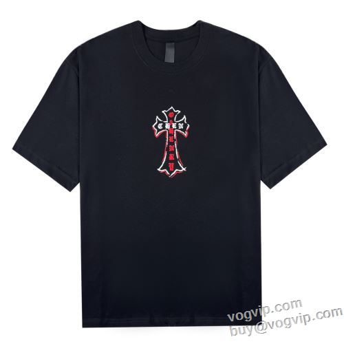 2024 今からの季節にピッタリ！ スーパーコピー クロムハーツ CHROME HEARTS 100%新品 半袖Tシャツ 2色可選 ドライ