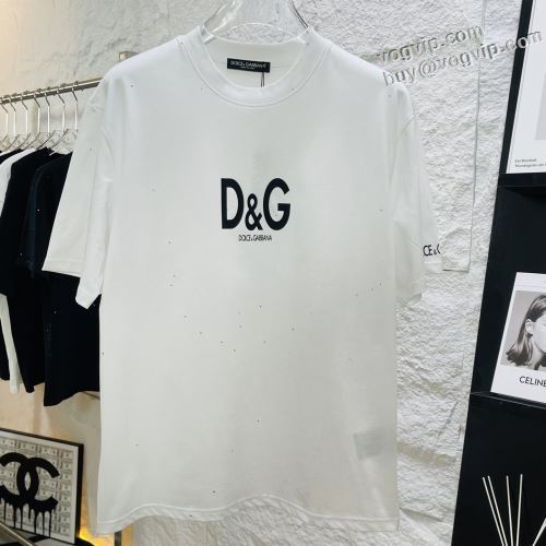 2024最新入荷 半袖Tシャツ 2色可選 体の運動機能を助け ドルチェ＆ガッバーナ Dolce&Gabbana 最高N級ブランドコピー