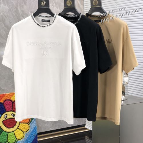 2024年モデル入荷 優しいフィット感 ドルチェ＆ガッバーナ Dolce&Gabbana 注目のアイテム 半袖Tシャツ 3色可選 業界高品質スーパーコピー