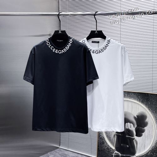 半袖Tシャツ 2024年モデル入荷 しわになりにくい ドルチェ＆ガッバーナ Dolce&Gabbana 2色可選 ブランドスーパーコピー 激安専門店 ランキング1位