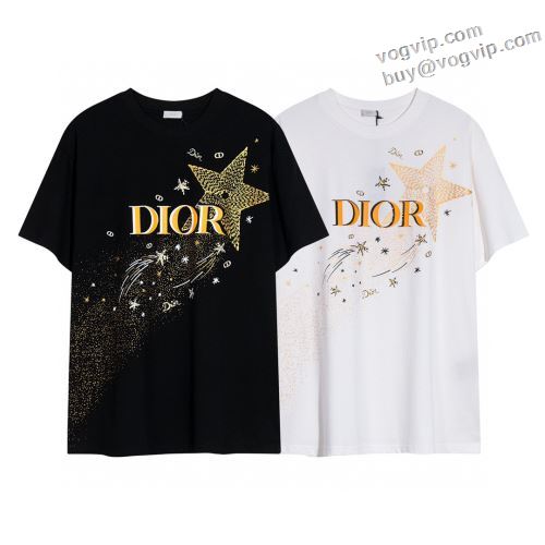 超レア ディオールブランド コピー DIOR 2024最新入荷 半袖Tシャツ 2色可選 オールシーズン活躍度満点の半袖プリントTシャツです