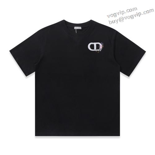 高級感演出 半袖Tシャツ 2色可選 2024新作品 ディオールスーパーコピー DIOR お洒落 カッコいい かっこいい 夏服