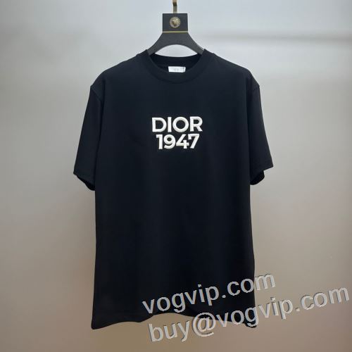 実用性に溢れるアイテム 半袖Tシャツ 使い勝手抜群 スーパーコピー優良サイト ディオール DIOR 2024春夏季超人気