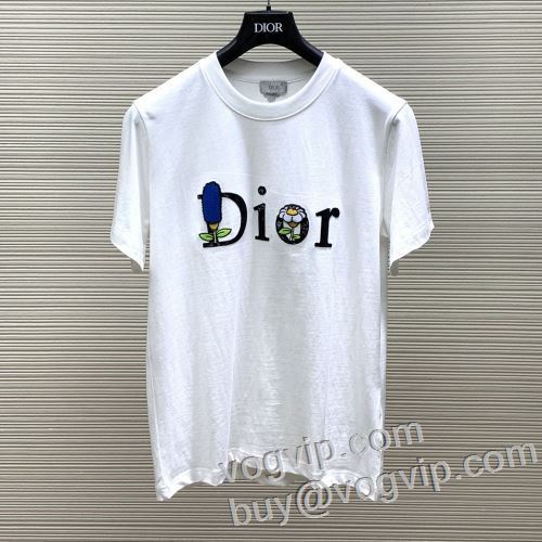 2024人気セール新品 ディオール スーパーコピー 汗を吸ってすぐ乾き 半袖Tシャツ 2色可選 絶大な人気を誇る