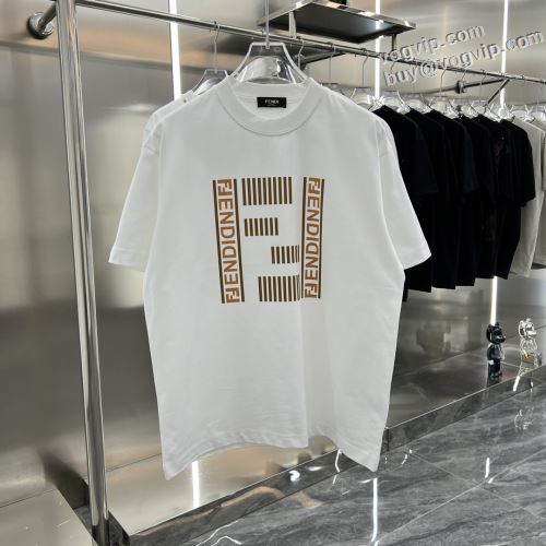 選べる極上 スーパーコピー 激安通販サイト 2024新作品 フェンディ FENDI 半袖Tシャツ 2色可選 乾きやすい