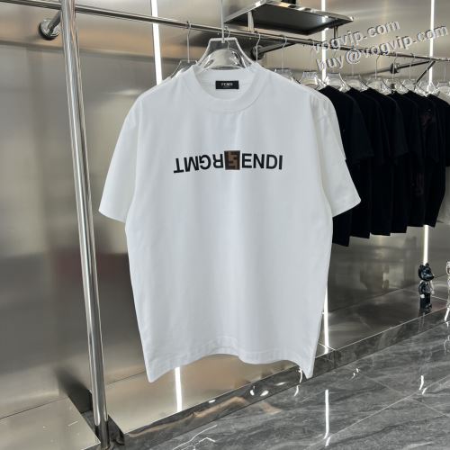 極上の着心地 スーパーコピー 2024春夏新作 フェンディ FENDI 半袖Tシャツ 自然な肌触り