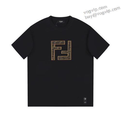 半袖Tシャツ お洒落 カッコいい かっこいい 夏服 2色可選 2024春夏新作登場 フェンディ FENDI 日本未入荷モデル