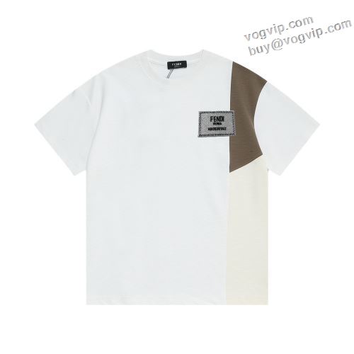 ずっと人気? フェンディ FENDI 半袖Tシャツ 半袖タイプのやわらかい着心地で抜群 2024春夏新作登場 スーパーコピー 激安