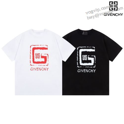 GIVENCHYコピー ブランド ★安心★追跡付 2024最新入荷 ジバンシィ 半袖Tシャツ 2色可選 優しいフィット感