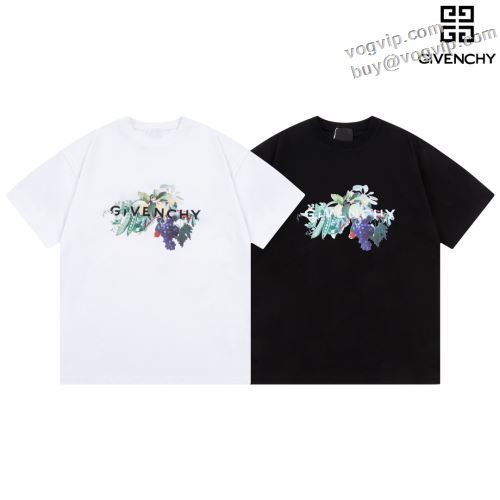 ～希少 GIVENCHYスーパーコピー 激安 2024年モデル入荷 ジバンシィ 縦には伸びにくい 半袖Tシャツ 2色可選