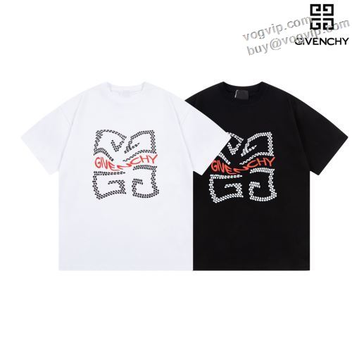 2024春夏季超人気 GIVENCHY 半袖Tシャツ 吸汗速乾 ジバンシィブランド コピー 2色可選 人気が爆発 