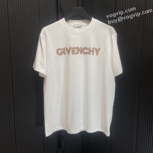 ファション性の高い ブランドスーパーコピー 激安専門店 2024新作登場 ジバンシィ GIVENCHY 半袖Tシャツ 2色可選 サマー おしゃれ 白Tシャツ