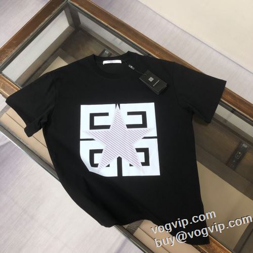 売れ筋！ 2024秋冬季超人気 ジバンシィ GIVENCHY ブランド 偽物 通販 半袖Tシャツ 2色可選 カッコいい印象を付ける