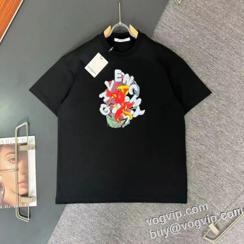 超レア ジバンシィ GIVENCHY コピー商品 半袖Tシャツ 肌に馴染みやすい 2024新品