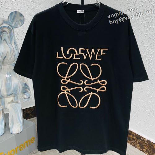 SALE開催 LOEWE 半袖Tシャツ 2024春夏 ロエベコピー 2色可選 天然が柔らかくて