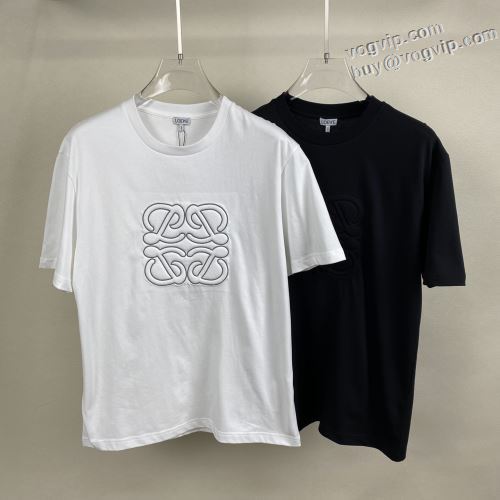 美品！ 2024春夏 LOEWE 半袖Tシャツ オールシーズン活躍度満点の半袖プリントTシャツです 2色可選 ロエベブランド 偽物 通販