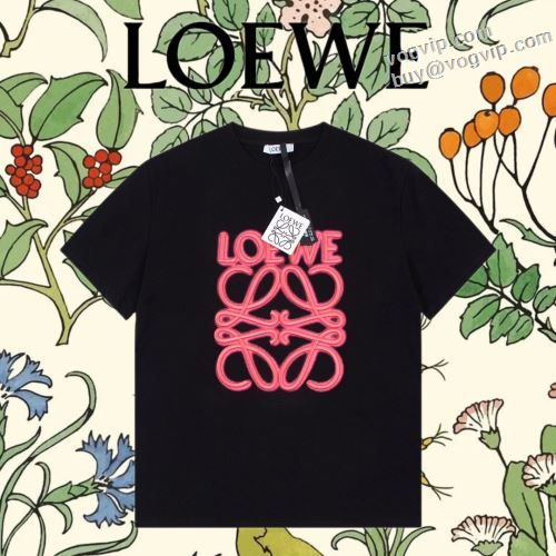 2024新作品 スーパーコピー 優良サイト ロエベ LOEWE 快適な着心地 半袖Tシャツ 2色可選 お買得