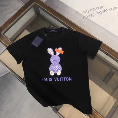 ショートパンツ 確定となる上品 半袖Tシャツ 2024新款 ルイ ヴィトン LOUIS VUITTON 体の運動機能を助け 2色可選 コピー