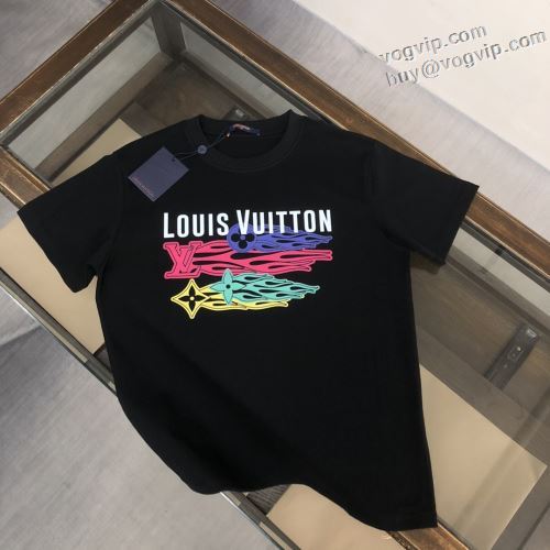 一番人気の新作はこれ 2024新款 2色可選 コピー ブランド ルイ ヴィトン LOUIS VUITTON 半袖Tシャツ 薄手