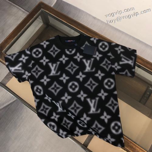 活用できるアイテム ルイ ヴィトン LOUIS VUITTON 2024HOT新作登場 使い勝手抜群 半袖Tシャツ 3色可選 ブランドコピー