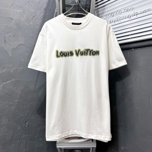 2024春夏新作 半袖Tシャツ ルイ ヴィトン LOUIS VUITTONスーパーコピー 激安 流通限定モデル