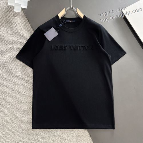 弾性が良好で 半袖Tシャツ 2024人気セール新品 ルイ ヴィトン LOUIS VUITTON ブランドコピー代引き専門店 2色可選 プレゼントに