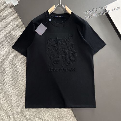 2024人気セール新品 ブランドスーパーコピー 激安専門店 ルイ ヴィトン LOUIS VUITTON 半袖Tシャツ 2色可選 ～希少  