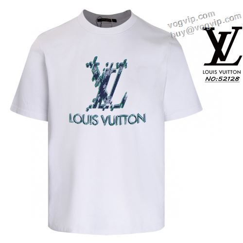 完売品！ ルイ ヴィトン LOUIS VUITTON 2024新作のプリントTが登場！ 半袖Tシャツ 3色可選 スーパーコピー n級品 代金引換