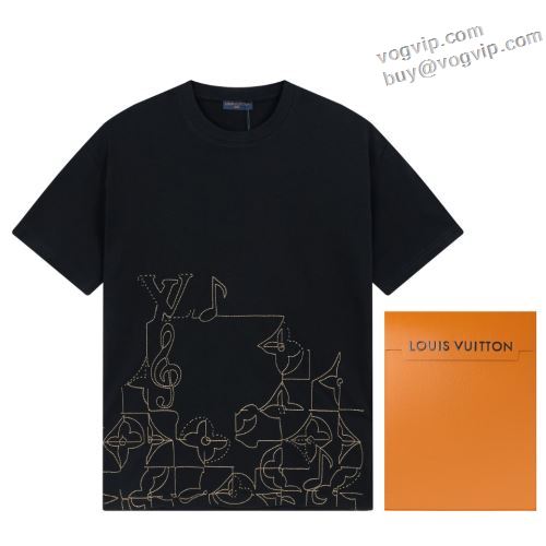 人気が爆発 ルイ ヴィトン LOUIS VUITTON 2024人気セール新品 半袖Tシャツ スーパーコピー激安市場直営店 サマー おしゃれ 白Tシャツ