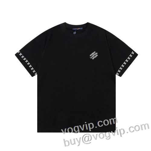 ルイ ヴィトンコピー 人気激売れ 2024年モデル入荷 LOUIS VUITTON バリエーションに富む 半袖Tシャツ 2色可選
