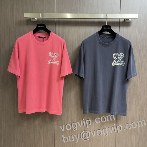 2024驚きの破格値大人気 消臭抗菌効果がある 半袖Tシャツ ルイ ヴィトン LOUIS VUITTONスーパーコピー 激安 2色可選 大絶賛の履き心地!